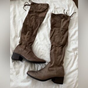 Brown Over-the-Knee Women's Boots